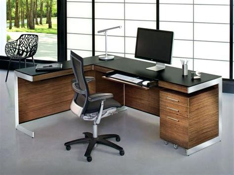 L Shaped Office Desk Modern Industrial