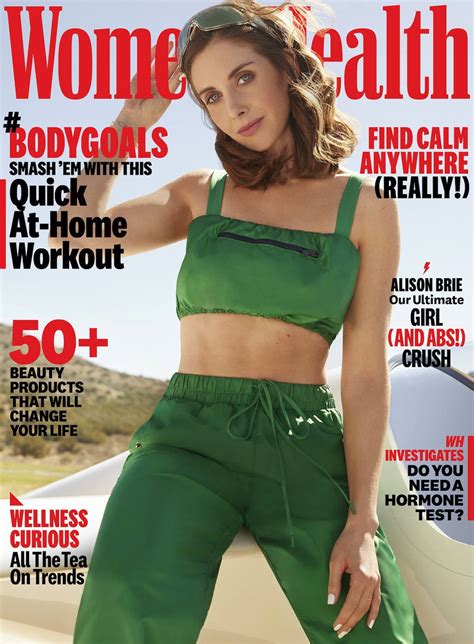 Alison Brie Sexy Toned Body In Women’s Health Us Magazine Photoshoot May 2020 Gallery