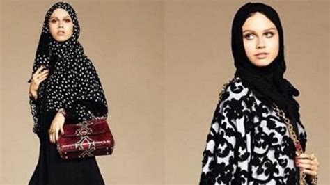 dolce and gabbana launches first collection of hijabs and abayas for muslim women au