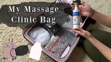 Whats In My Massage Clinic Bag Youtube