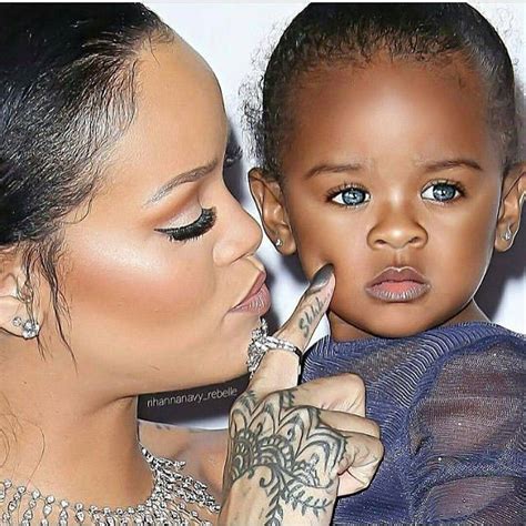 Badgalriri 👑 Rihanna On Instagram Rih And Her Niecemajesty 😍👑💞
