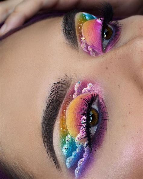 Pin On Rainbow Makeup