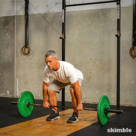 Barbell Bent Over Rows Exercise How To Skimble
