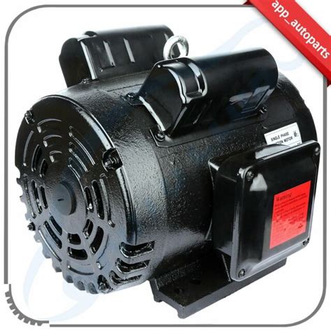 3 Hp Compressor Duty Electric Motor 184t Frame 1750 Rpm Single Phase