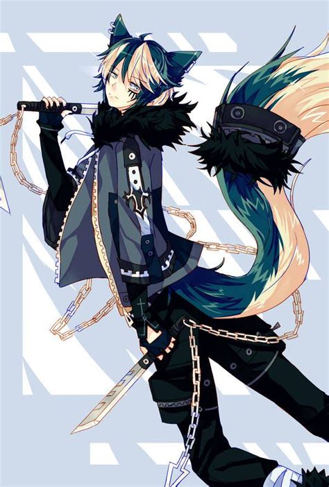 Pin By Cookie 9198 On Anime People Anime Fox Boy Wolf Boy Anime Anime Demon Boy