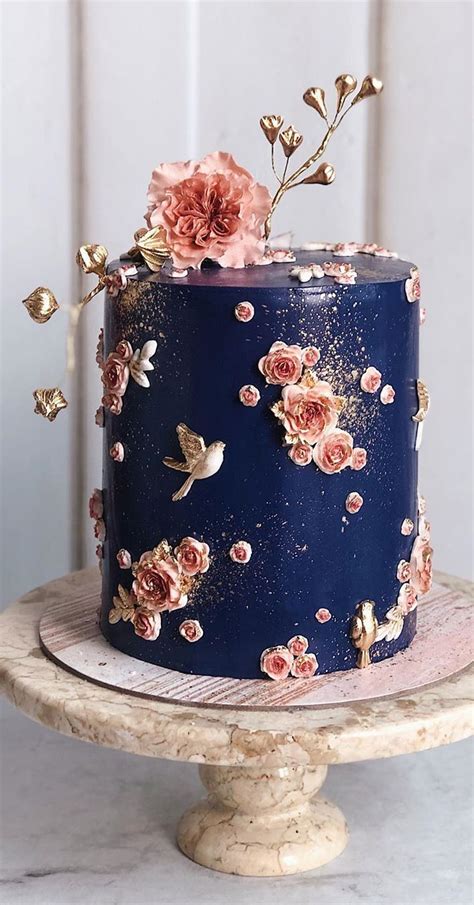 Dark Blue Wedding Cake The Prettiest And Unique Wedding Cakes