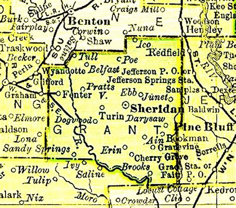Towns And Communities Grant County Arkansas