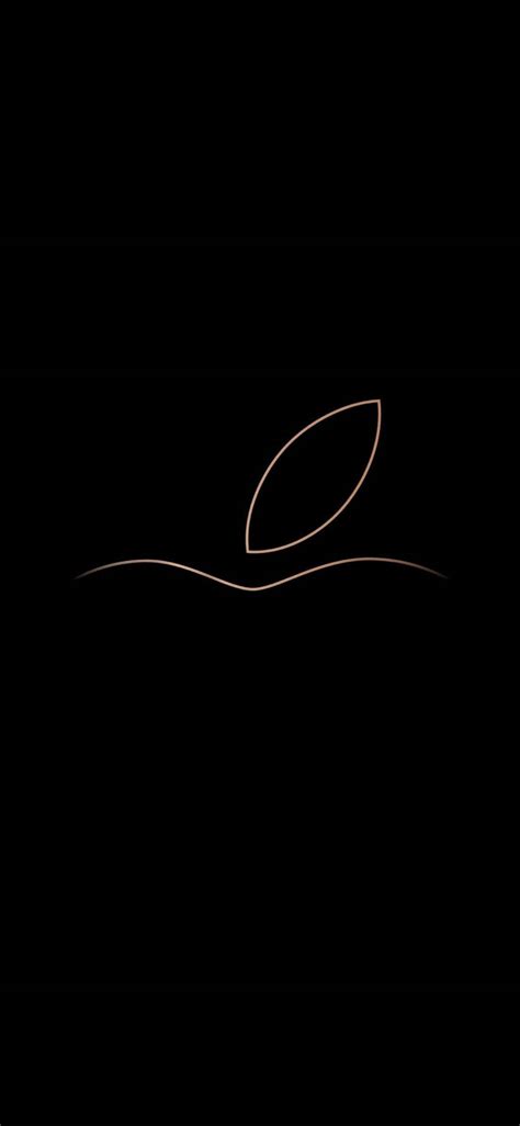 Download Iphone Apple Top And Leaf Wallpaper