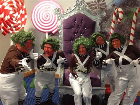 Oompa Loompas Having Fun And Creating That Unique Mysterious Charlie