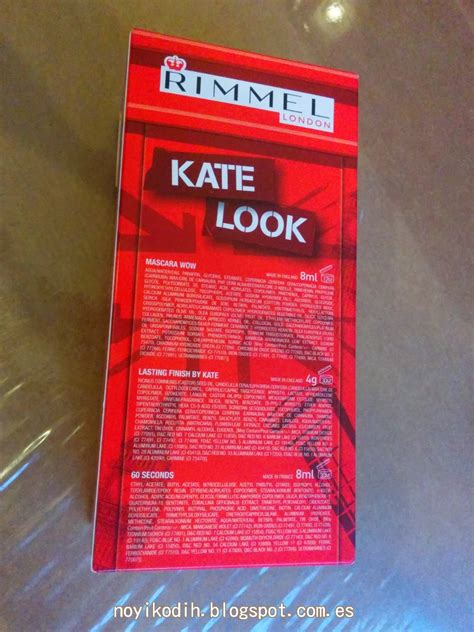 Noyikodih Pack Rimmel London Kate Look Get The London Look