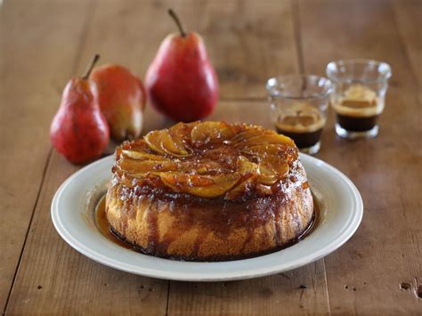 Pear And Ginger Upside Down Cake Recipe Maggie Beer