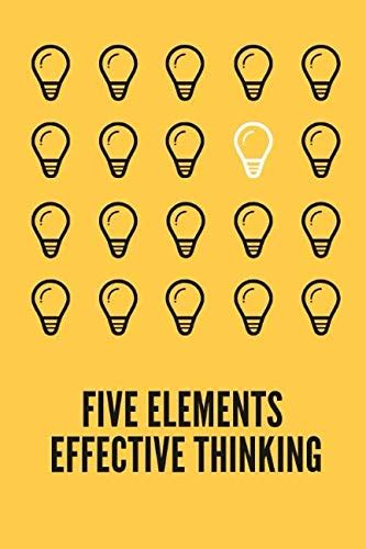 Five Elements Effective Thinking The Jurnal Paperback Five Elements