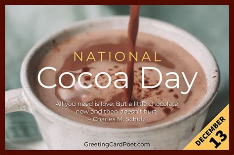 National Cocoa Day History Fun Facts Quotes Faqs