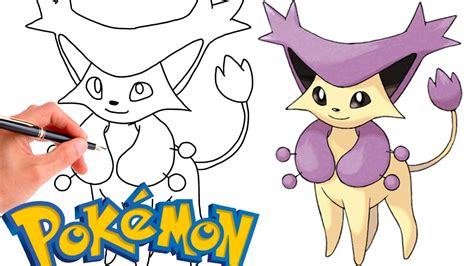 How To Draw Delcatty Pokemon 301 Generation 3 Youtube