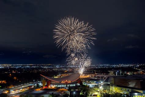 photos and video canada day 2023 fireworks livewire calgary