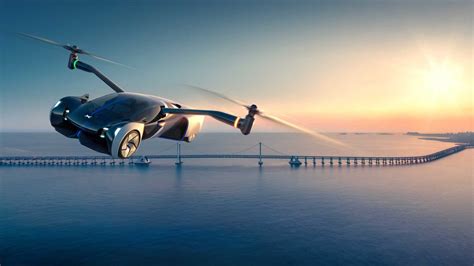 Aston Martin Reveals Stunning Hybrid Electric Flying Car Concept Flyer