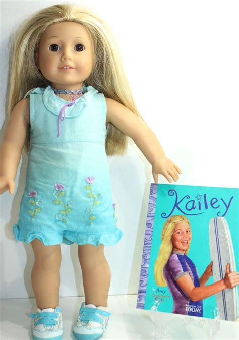 American Girl Kailey Doll In Original Meet Outfit Book Necklace American Girl Ebay Sale