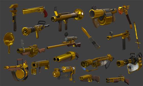 The New Gold Weapons Tf2