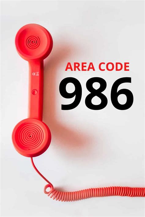 Area Code 986 — Meaning Usage And Context