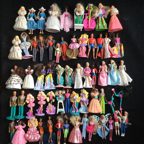 Listing Includes 61 1990s Era Mcdonald’s Happy Meal Barbie Dolls Cake Topper And Posable And