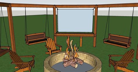 With this masonry fire pit plan, you can skip the concrete and mortar. This DIY Backyard Pergola With Swings Is The Perfect Piece To Surround Your Fire Pit
