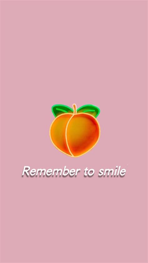 Aesthetic Peach Emoji Wallpaper Emoji Wallpaper Wallpaper Remember