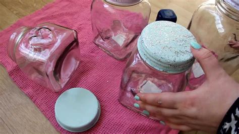 Diy Shabby Chic Storage Jars Cute Girly Craft Idea