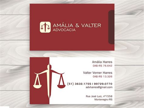 Cartão De Visita Advogado Cartões Personalizados Para Você Ou Para Sua Empresa Criação