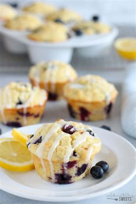 Lemon Blueberry Muffins Celebrating Sweets