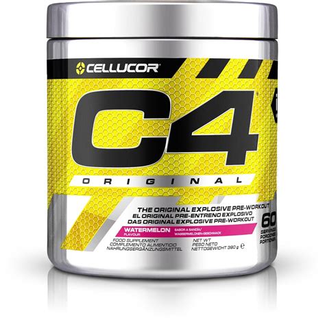 Cellucor C4 Original Nahrungsergänzungsmittel Pre Workout Wassermelone 60 Portionen