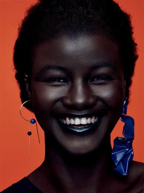 The Gorgeous Khoudia Diop Beautiful Dark Skinned Women Dark Skin