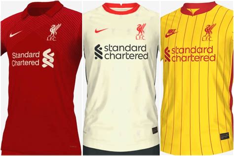 Nike Concept Kits Show How Liverpool Fc Home Away And Third Kits Could