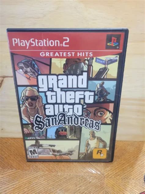 Grand Theft Auto San Andreas Playstation 2 Ps2 Greatest Hits Gh No