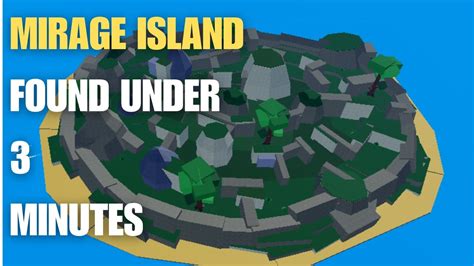 How To Find The Mirage Island Under 3 Minutes Blox Fruits Youtube