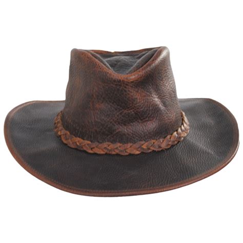 Henschel Walker Raging Bull Leather Western Hat Cowboy And Western Hats