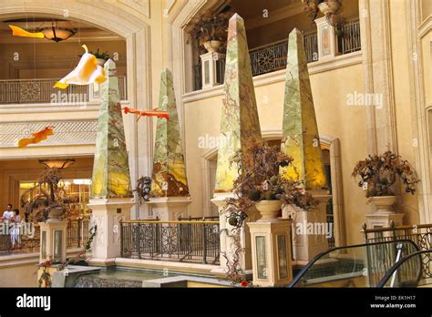 Las Vegas Nevada Usa October 20 Inside Of The Palazzo Hotel On