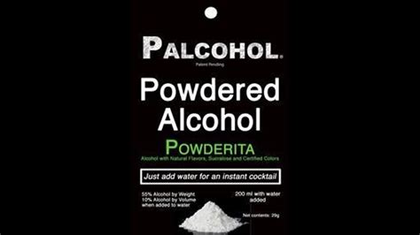 Feds Approve Powdered Alcohol Called Palcohol For Sale