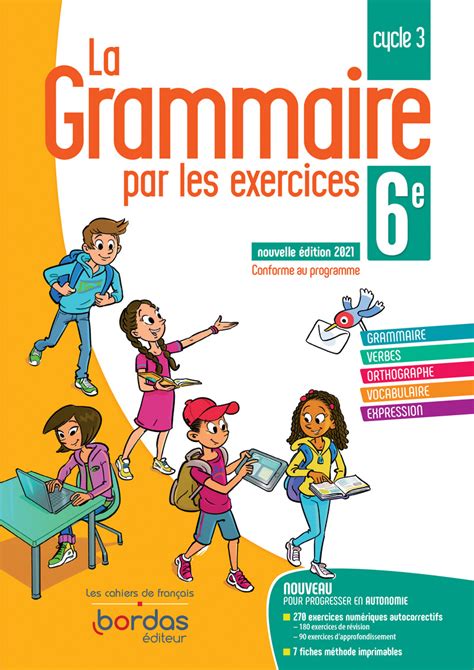 La Grammaire Par Les Exercices 6e Cahier D Exercices Ed 2021