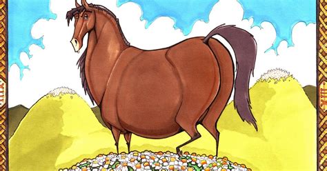 The Work Of Kyle Holveck Old Drawing Of A Fat Horse