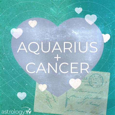 Aquarius And Cancer Compatibility Astrologytv