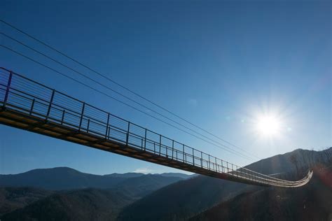 The Longest Pedestrian Suspension Bridge Opens In The Us In The Great