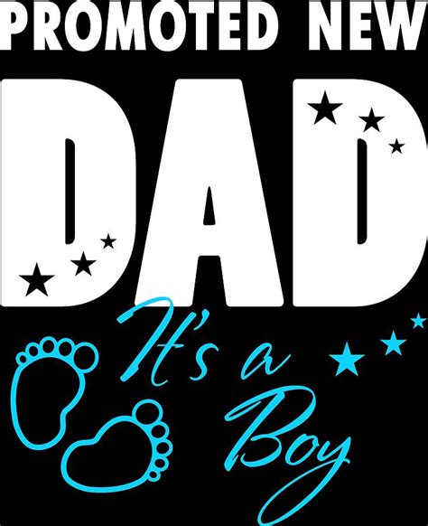 Proud New Dad Shirt Its A Boy Tee Soon To Be Dad Papa Funny Digital Art