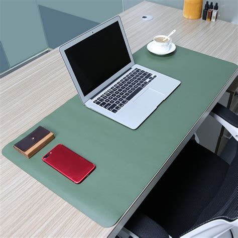 80x40cm Both Sides Two Colors Extended Pu Leather Mouse Pad Mat Large
