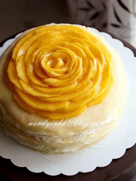 Featured in homemade versions of fancy desserts. Table for 2.... or more: Mango Mille Crepe Cake