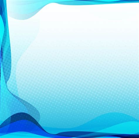 Free Vector Blue Abstract Wavy Background