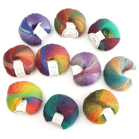 1 Ball 50g Hand Knitting Wool Yarn Colorful Soft Baby Children Cashmere