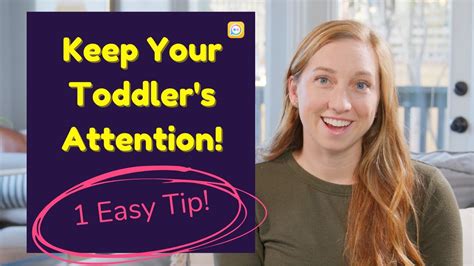 Speech Therapy Toddler Tip Learn How To Keep Their Attention And Help