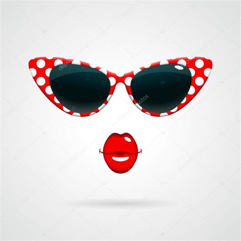 Red Lips Glasses Telegraph