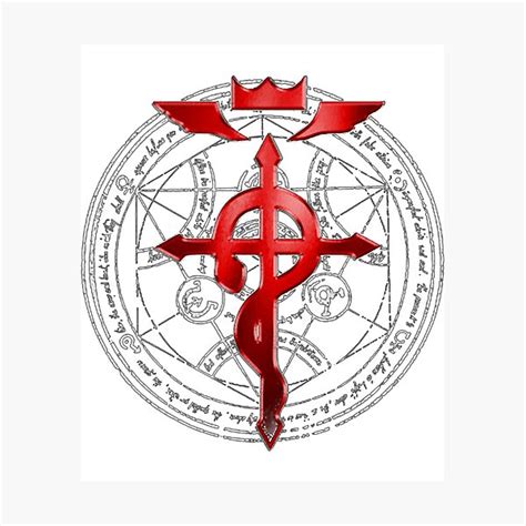 Fullmetal Alchemist Anime Edward Elric Symbol Of Alchemist Snake Cross