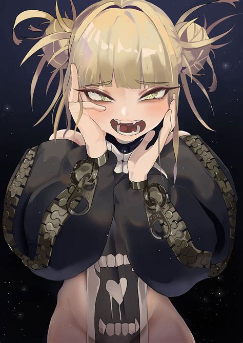 Zd Pixiv6210083 Toga Himiko Boku No Hero Academia Commentary Request 1girl Blonde Hair